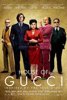 Lacking in energy, style & camp, HOUSE OF GUCCI plods through deadly serious drama for 2. . House of gucci wiki